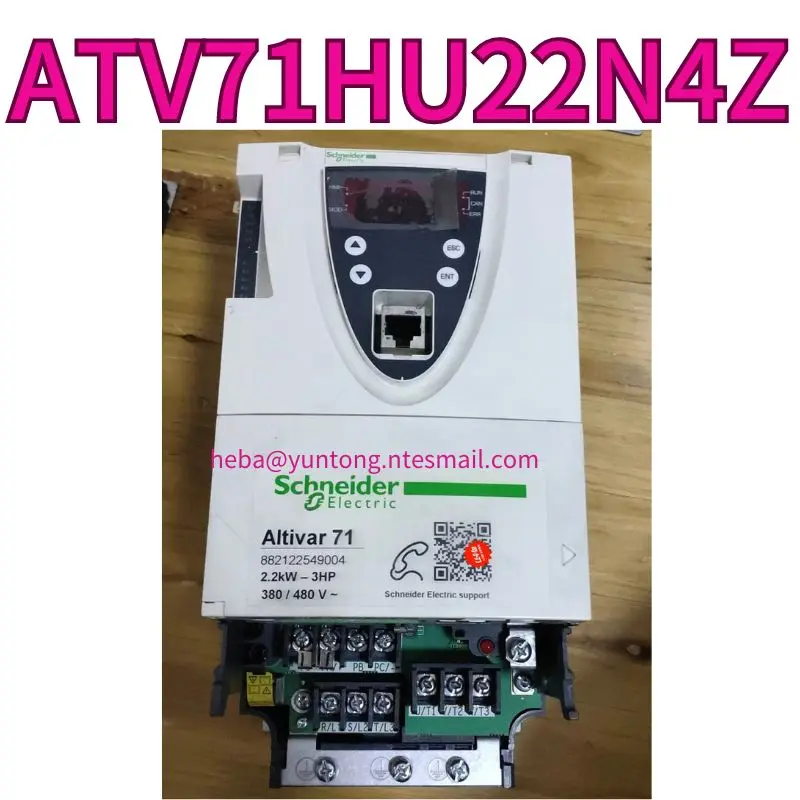 Used 2.2KW frequency converter ATV71HU22N4Z