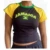 Jamacia Crop Top y2k Aesthetic Women Letter Print Contrast Color Short Sleeve T Shirts Basic Baby Tees 2000s Clothes