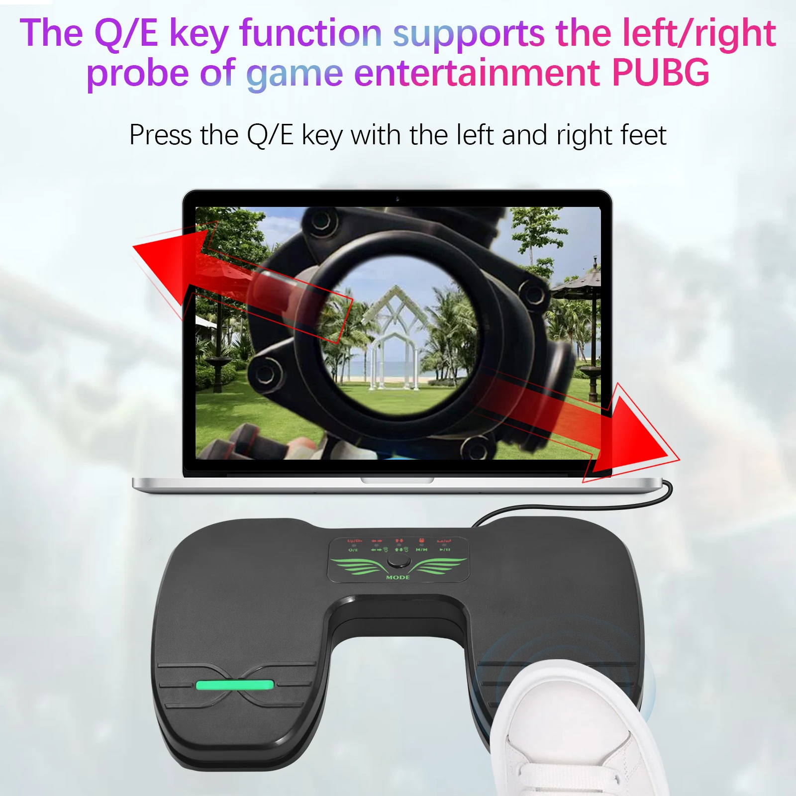 Wireless Page Turner Pedal Music Page Turner for Tablet Smartphones BT Foot Rechargeable with Remote Control Devices wireless page turner pedal