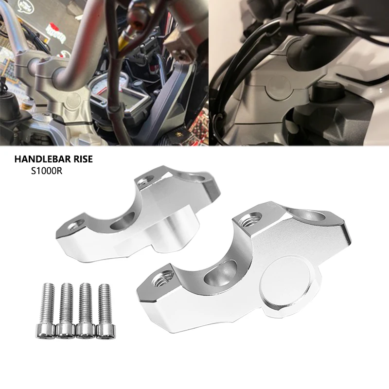 Stuurverhogers Motorfiets Stuurverhoger Voor BMW S1000XR 2020 2021 2022 2023 2024 Stuurverhogers Verhogen Verlengen Montage Klem Adapter
