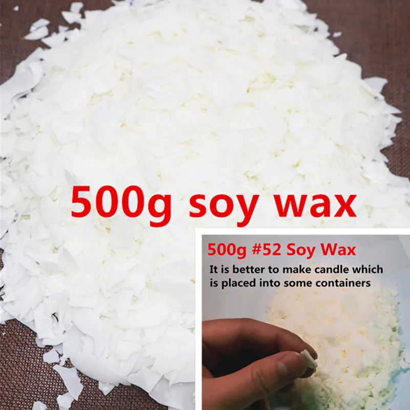 500g Pure Soy Wax Flakes for Candle Making Crafts 