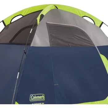 Coleman Sundome Camping Tent, 2/3/4/6 Person Dome Tent with Snag-Free Poles for Easy Setup in Under 10 Mins 5