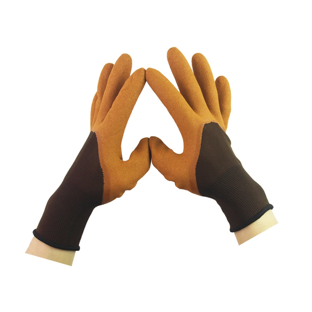 

1 Pair Digging Gloves Protective Gear Thicken Design Planting Mitten
