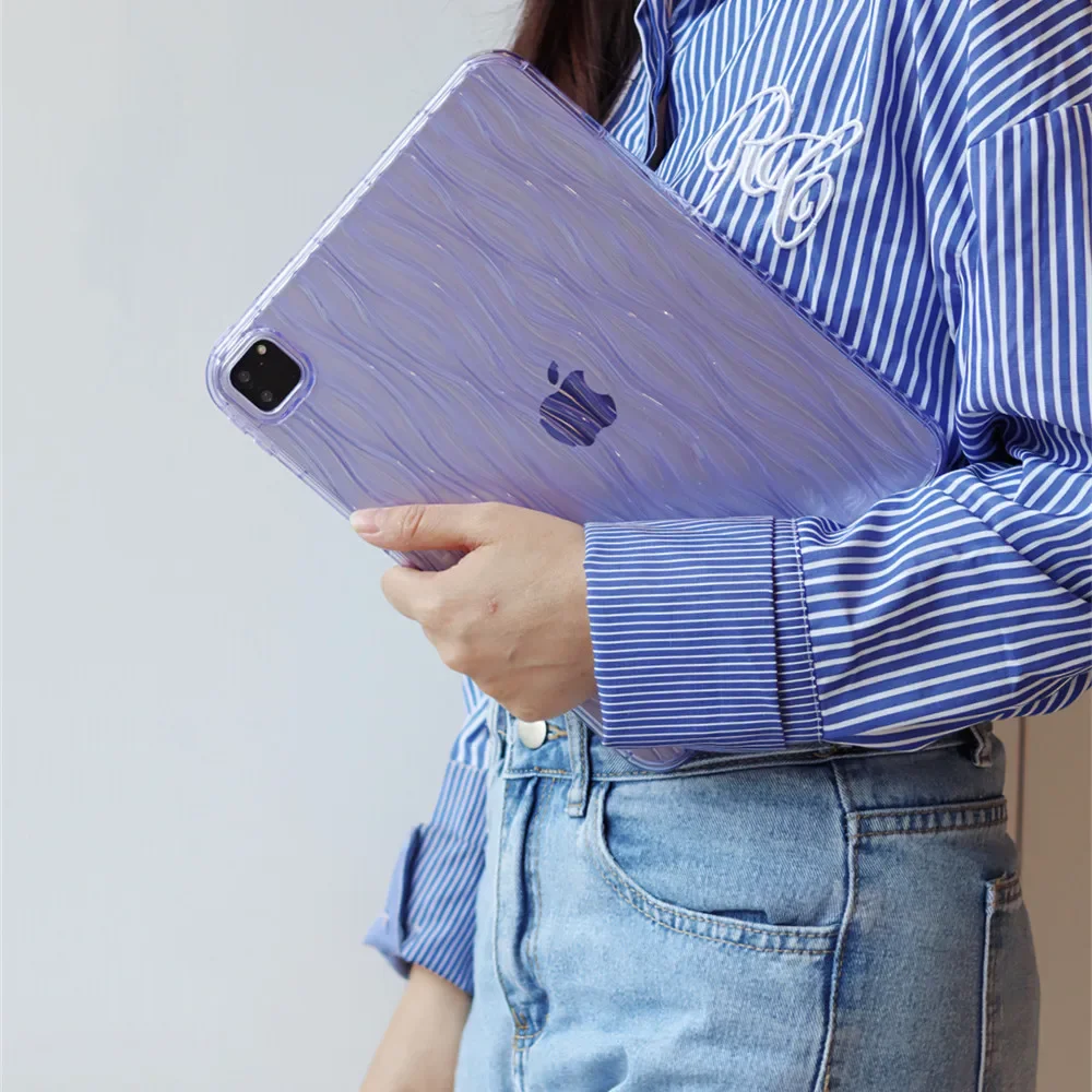 Sleek Water Ripple Slim Silicone Tablet Case