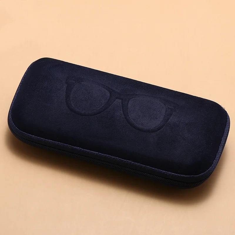 New Knitted Glasses Pattern Soft Shell Glasses Case Eva Glasses Zipper Case