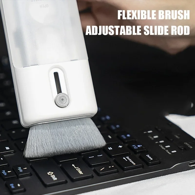 6 In 1 Cleaner Brush Kit for Earphone Phone Tablet Laptop Keyboard Screen Cleaning Tools Wipe Cloth Cleaning Pen for Airpod Pro 2
