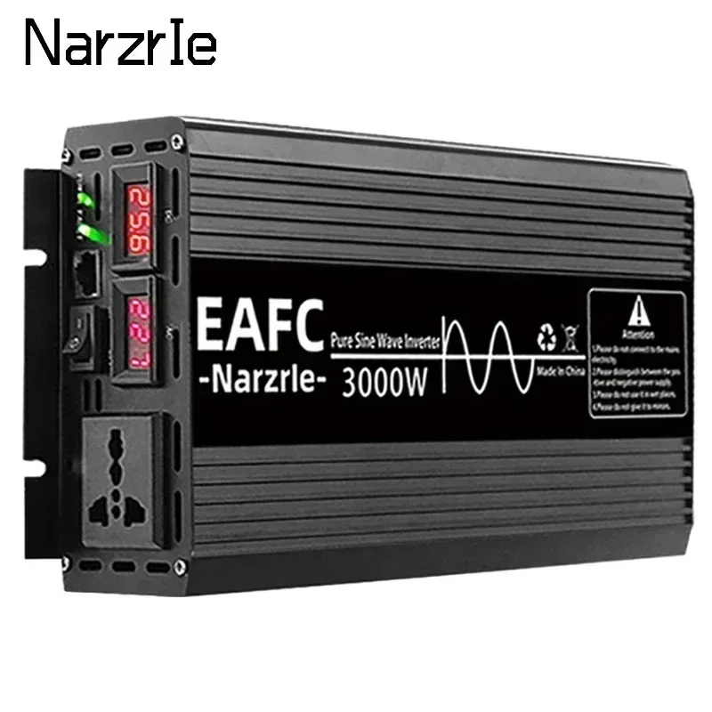 2000W 3000W 4000W Pure Sine Wave Inverter 12V 220V Power Converter Adaptor  Home Solar Inverter Power Bank for Truck Outdoor - AliExpress