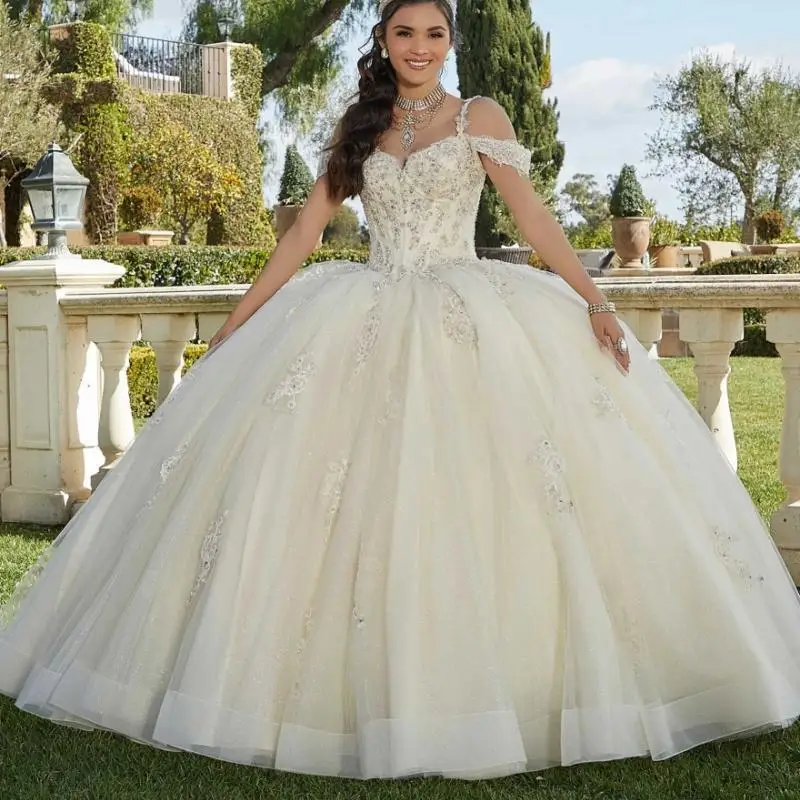 

Blue 2024 Quinceanera Dresses Lace Appliques Beading Sweetheart Spaghetti Straps Ball Gowns Vestidos De 15 Años