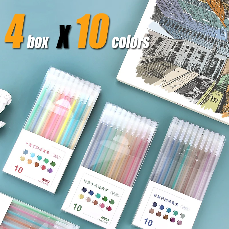 

40Pcs Multi Color needle pen Liner Manga Markers Set Art Drawing Paint Brush fineliner Pen Waterproof Sketching Stationery