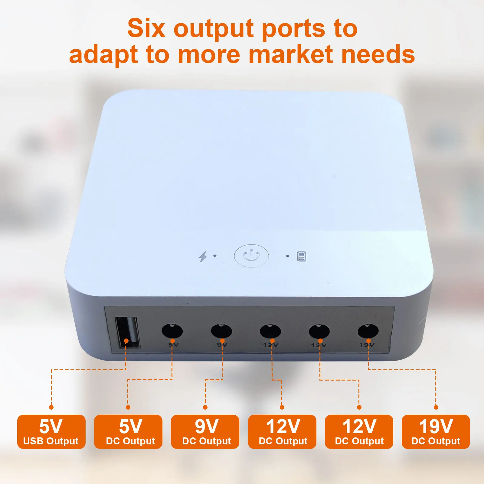 13200mAh Mini Ups Uninterruptible Power Supply DC 5v 9v 12v Output Power Router Optical Cat Adapter Backup Supply Portable