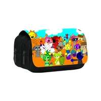 New Sprunki  Pencil Case Classic School Pen Bag for Student Large Storage Students School Gift Pencil Box 2