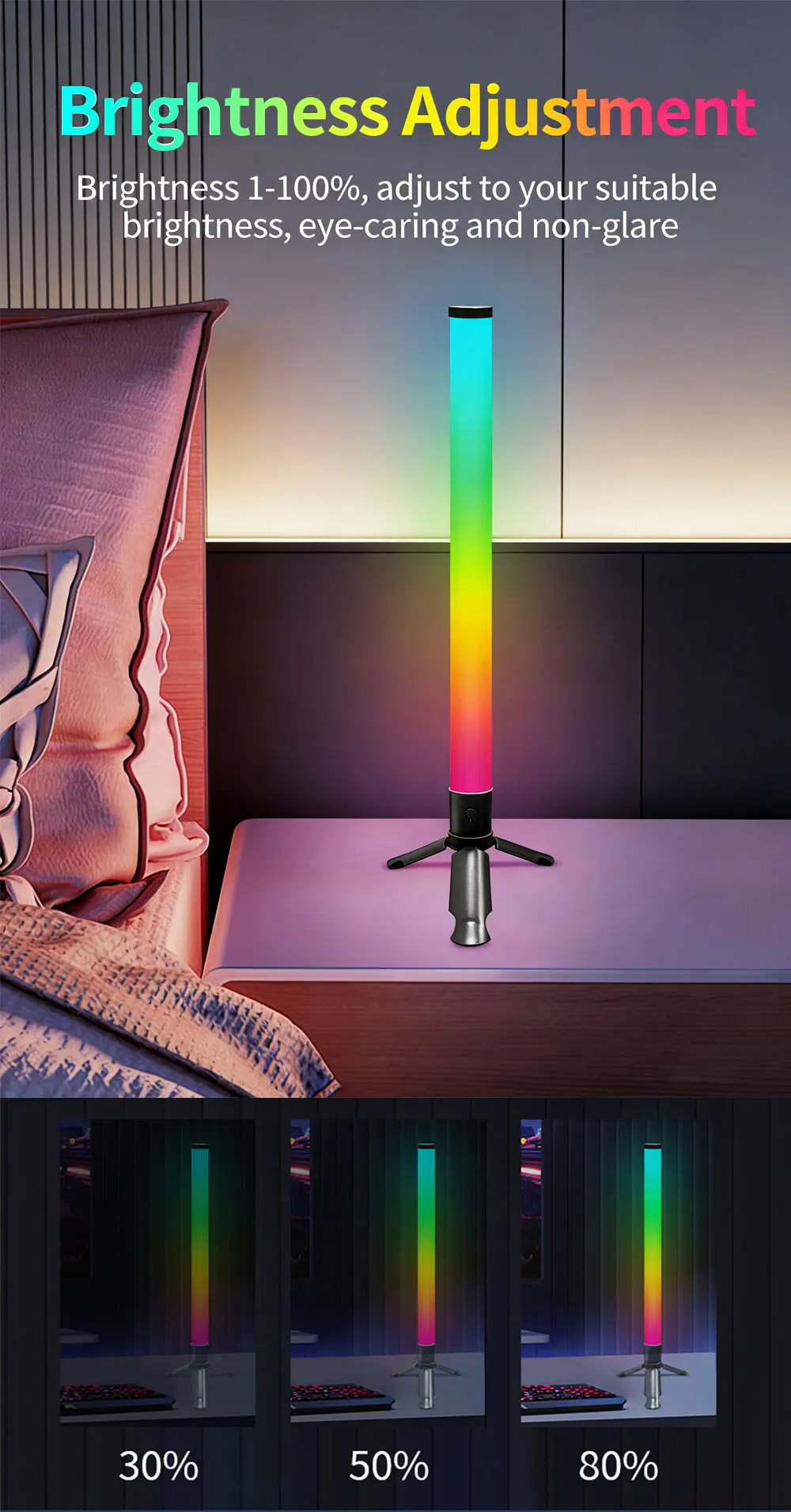 Smart RGB Corner LED Floor Lamp