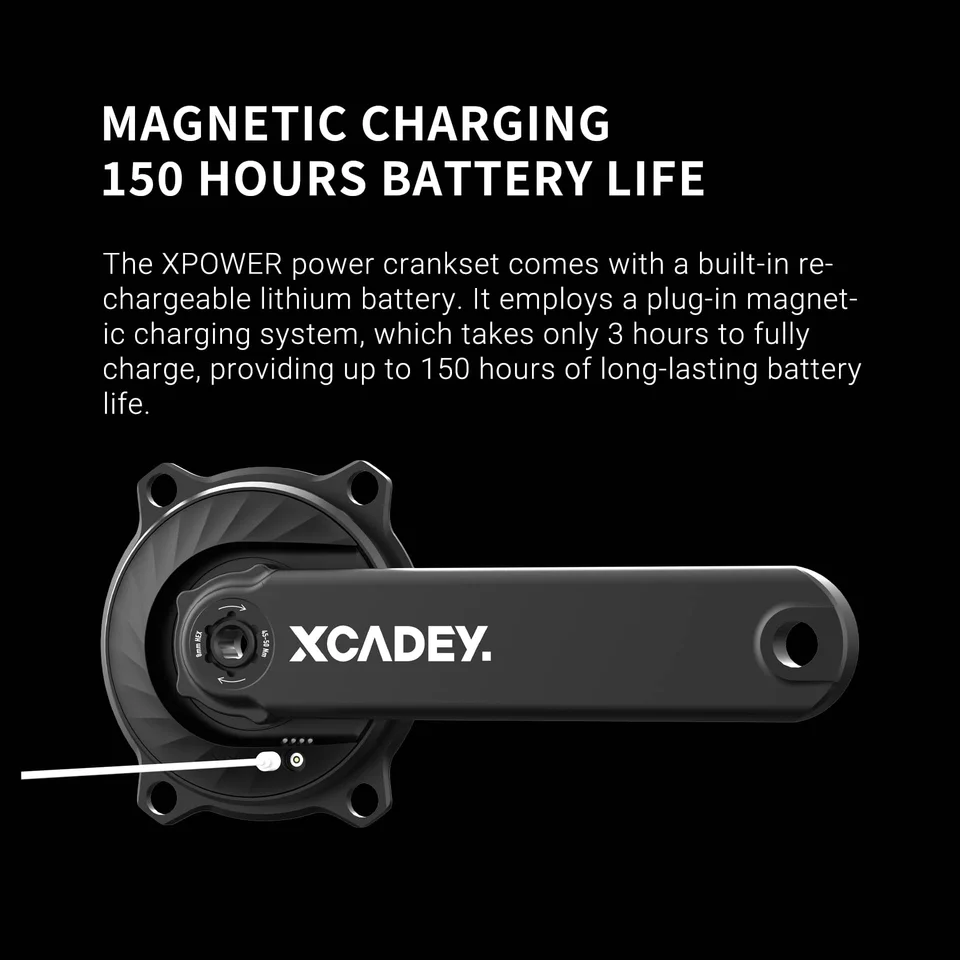 XCADEY パワーメーター 新品・第2世代モデル 110bcd XCADEY | Bike Power Meter Gen2 Xcadcey 5-Bolt 110Bcd-4s