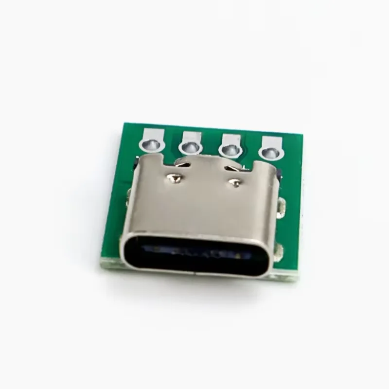 TYPE-C USB 3.1 Type-C 커넥터 테스트 PCB 보드 플레이트 어댑터 소켓(데이터 라인 와이어 케이블 전송용)