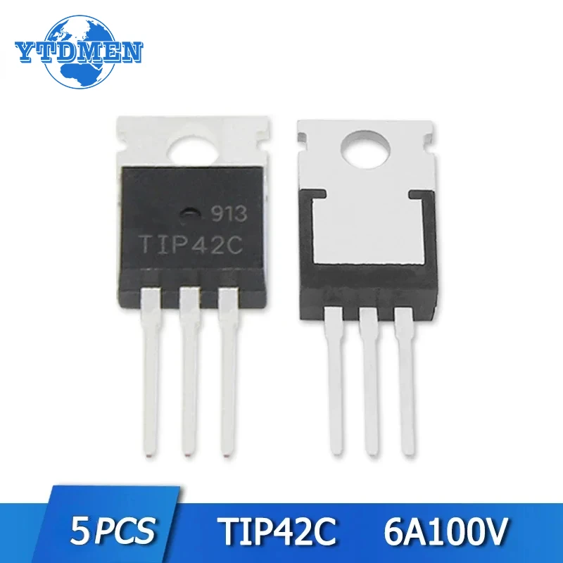 5/10PCS Transistor TIP41C TIP42C TO-220 100V 6A NPN Transistors Kit TIP41 TIP42 Original bjt transistor transistors kit mosfet transistor