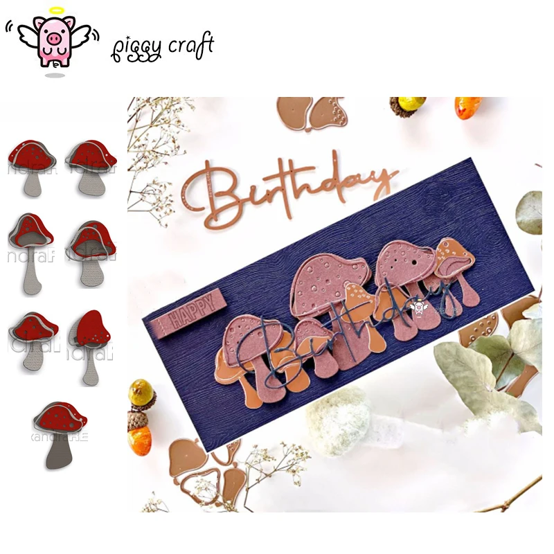 

Технические металлические Вырубные штампы вырезанные формы серия грибов для скрапбукинга бумаги рукоделия нож Лезвие штамп трафареты