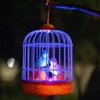 Funny Bird Toy Simulation Chirping Sports Singing Cage Plastic Realistic Sounds Light Movement Voice-Activated Children Gift 5