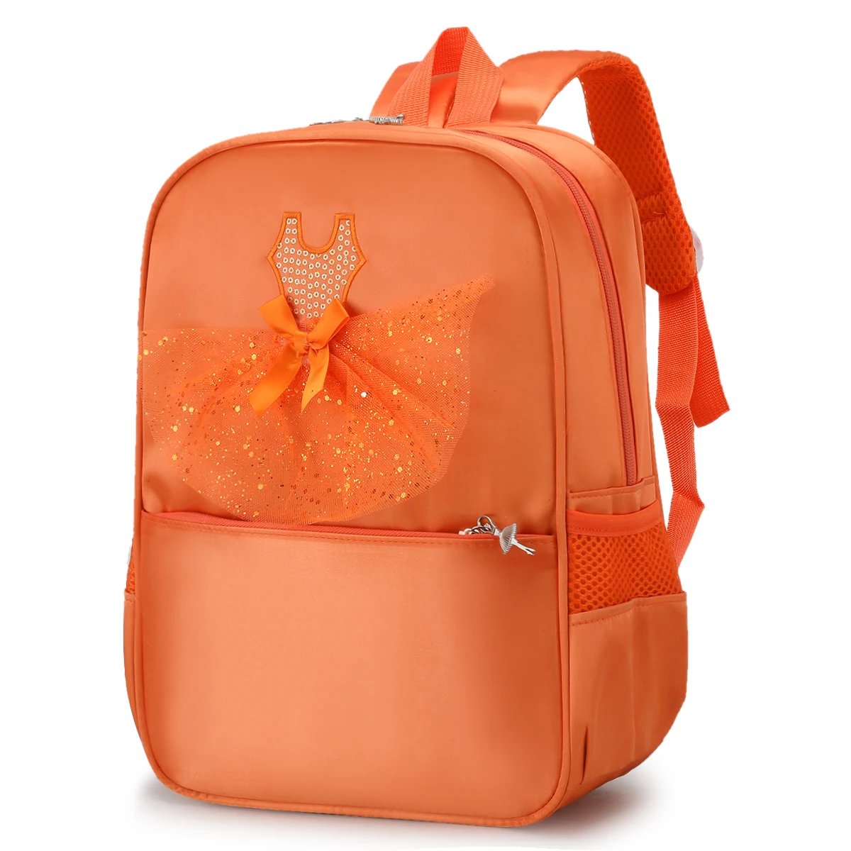 

Sequined Veil Princess Dress Decoration Girls Ballet Dance Bag Pink Ballerina Backpacks Waterproof Nylon School Bag for Kids