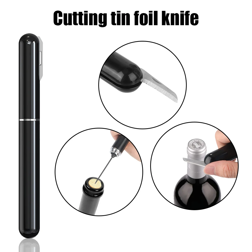 Bottle Opener Kitchen Tools Multifunctional Tool Wine Opener Wine Corkscrew Portable Air Pump Wine Corkscrew Accessory