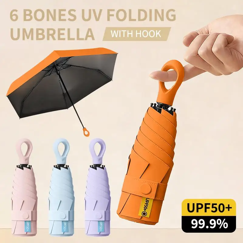 Enhanced Product Title: Ultralight Compact UV Protection Mini Umbrella – Portable Windproof Sunshade