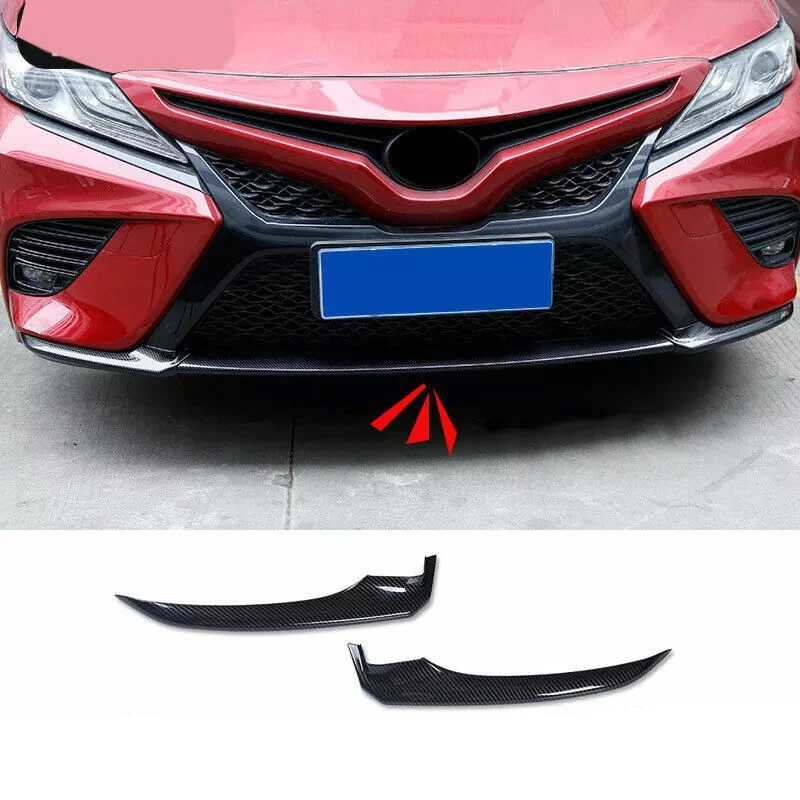 Red Front Bumper Lip Corner Spoiler Trim For 2018-2020 Toyota Camry SE/XSE – Glossy ABS
