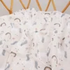 HappyFlute  Bamboo Cotton Baby Muslin Swaddle Baby Blanket Soft Baby Towel Wrap 4
