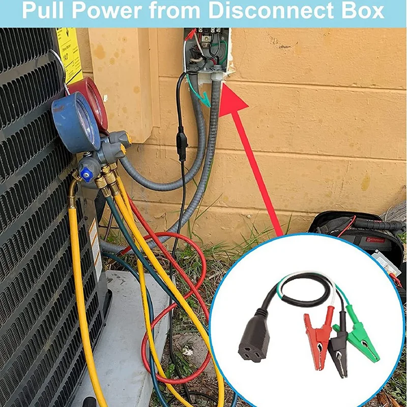 HVAC 어댑터 코드, HVAC 도구 정리 및 장비 회로 차단기 파인더 액세서리 키트, RT310,RT250 과 호환