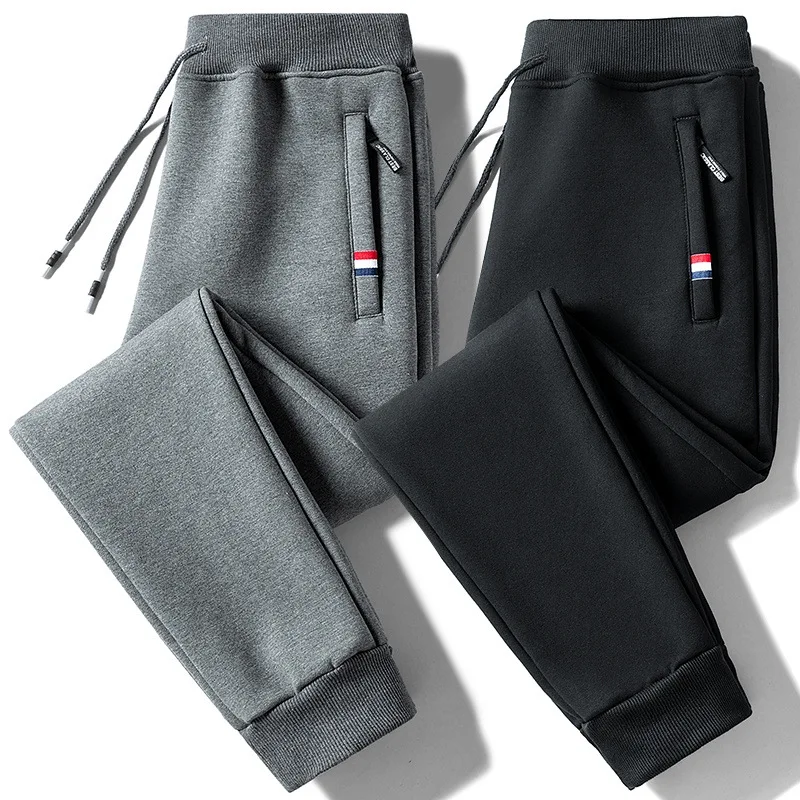 

Men's Casual Pants 2022 Spring Autumn Sports Men's Loose Students Solid Color Sweatpants Men's Large Size 5XL Outdoor Long Pants
