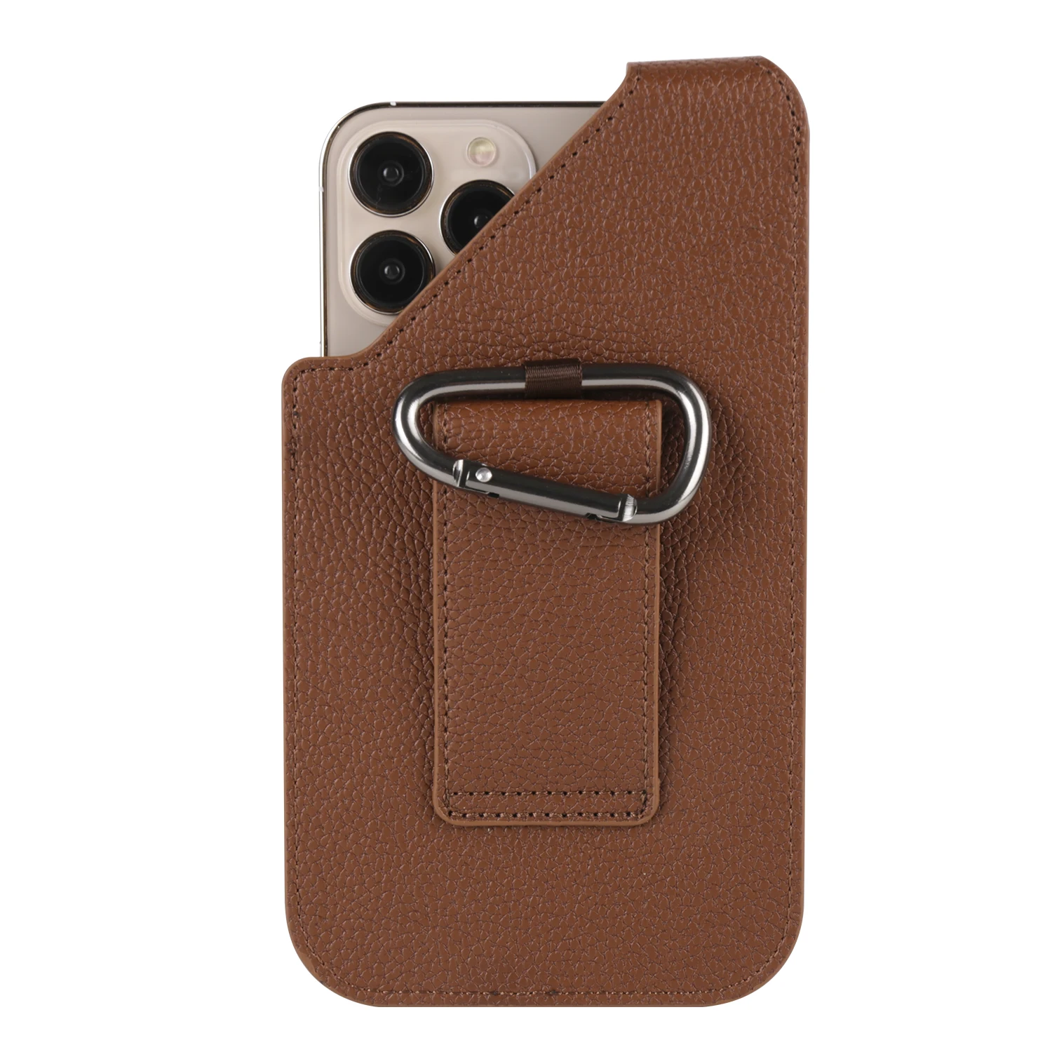 Elegant Leather Phone Belt Clip Case Holder - Stylish Waist Bag Cover