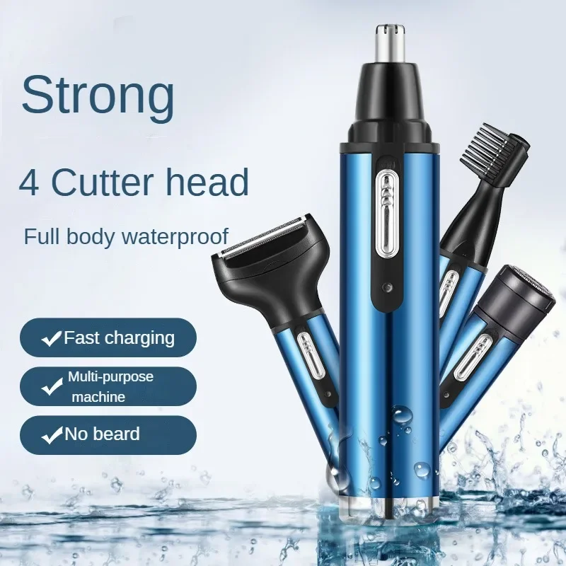 Beard Trimmer for Men  Electric Shaver Nose Ear Trimmer Electric Nose Hair Clipper USB Rechargeable  Washable Shaving 2