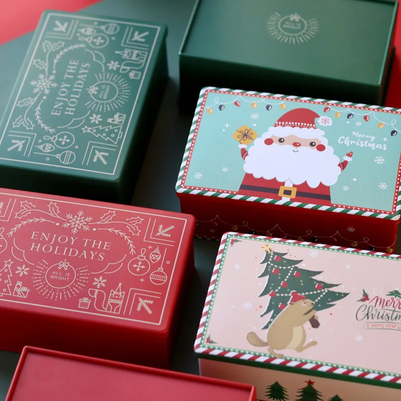 Christmas-Rectangle-Metal-Tinning-Can-Candy-Box-Gift-Packaging-Storage ...