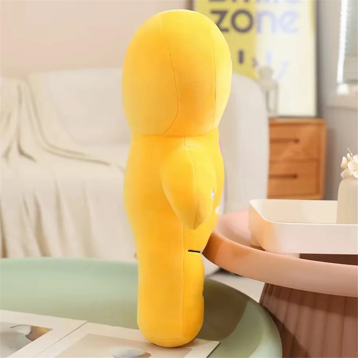 M15KKawaii Gingerbread Man Plush Doll Sofa Decoration Cute Cookie Man Stuffed Toy Gift 18cm