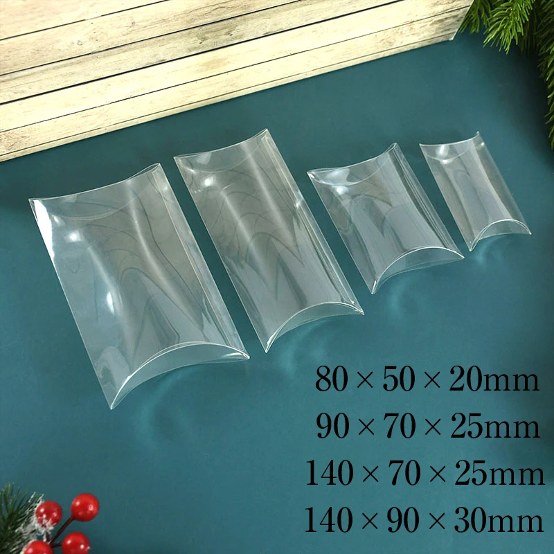Decvel Cajas Transparentes De 3 X 3 X 3 Pulgadas  Paquete De 50  Caja De Macarron Caja De Regalo