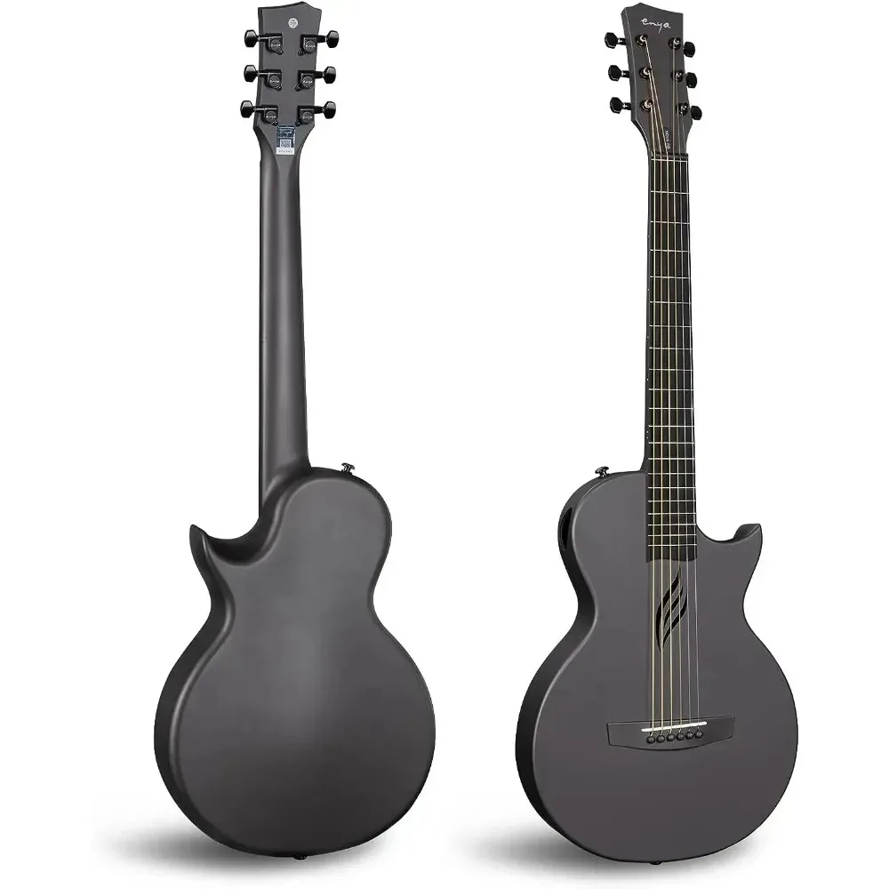 Original Enya Nova Go Acoustic Guitar Carbon Fiber One Body 35 Inches guitarras Travel with Beginner Kit Include Gig Bag