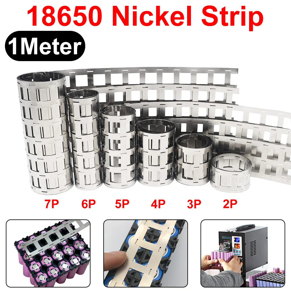 Никелевая полоса для точечной сварки аккумуляторов 18650 | AliExpress