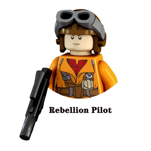 Hoth Rebel Alliance Troopers Rodian Duros Building Blocks Resistance Han Solo Leia Chewbacca Bricks Cassian Andor Figure Kid Toy N-PG794