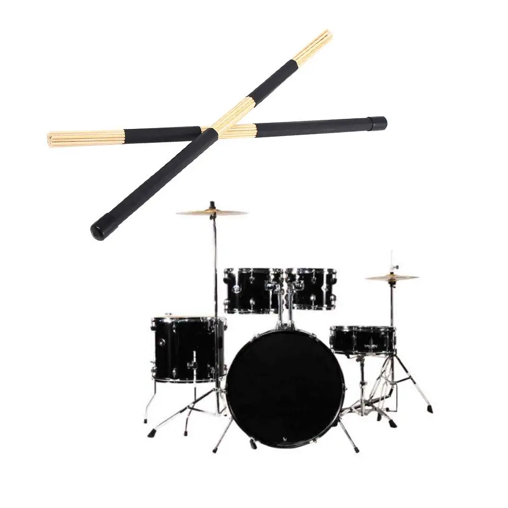 

Durable 15.7" 40cm Bamboo Jazz Drum Percussion Part Percussion Accessories Musical Instruments Drum Brushes Drum Sticks