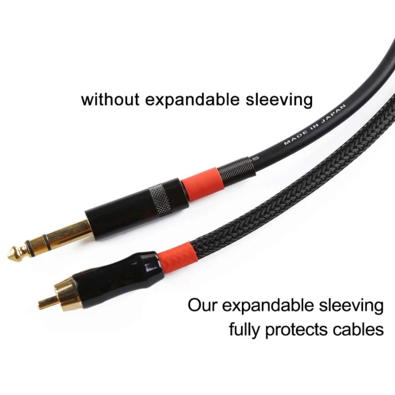 Cable Sleeve Length 1/5/10M Insulated Braided Sleeve Data line protection Wire Cable Flame-retardant PET tube