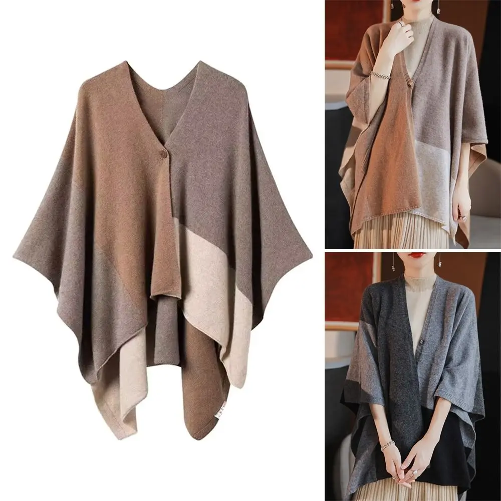 

Thicken 100% Pure Wool Shawl Wedding Party Winter Warm Luxury Elegant Cloak Cardigan Fleece Wraps Scarf