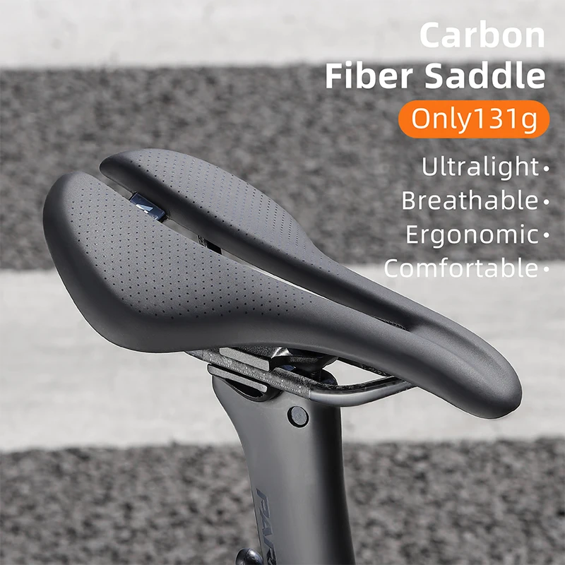 WEST BIKING Ultralight Carbon Fiber Speed Saddle Hollow Road Bike