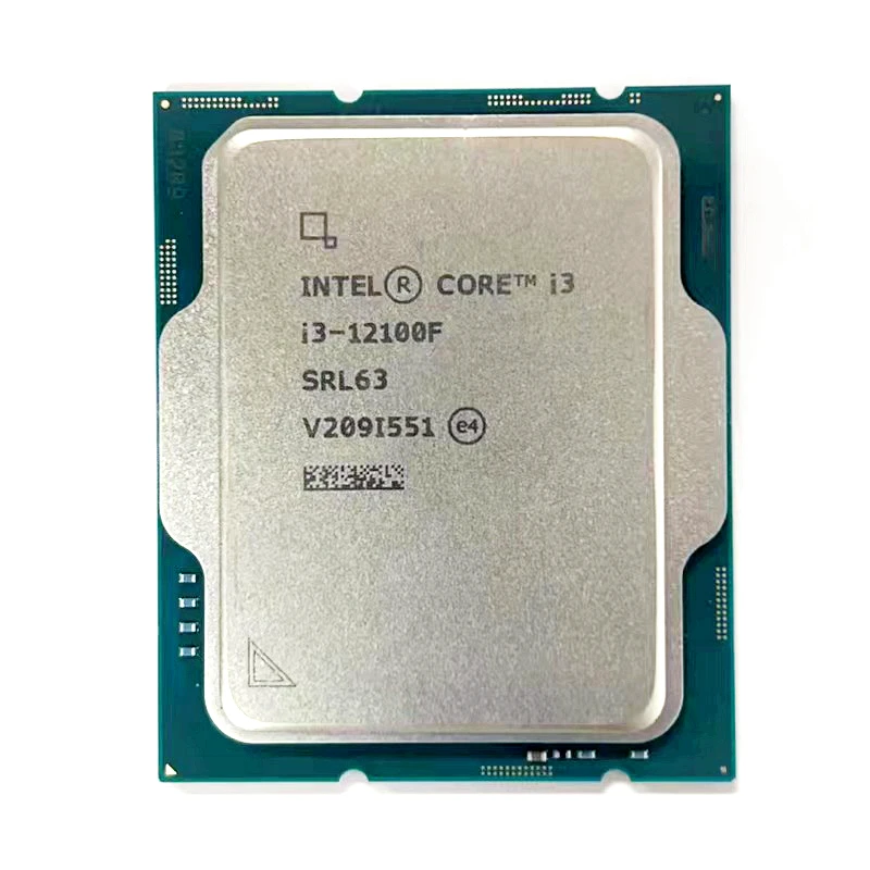 cpus Intel Core i3-12100F i3 12100F 3.3GHz Quad-Core 8-Thread CPU Processor L3=12M 58W LGA 1700 cpu chip