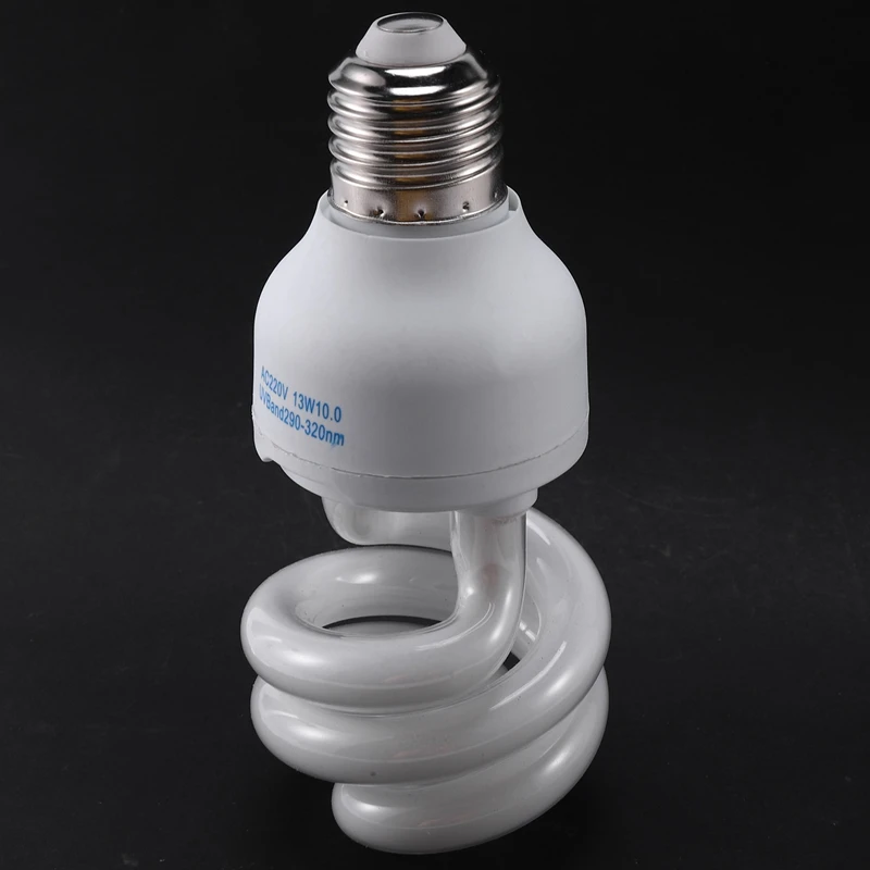 ABUN-Uvb 13W Reptile Light Bulb Uv Lamp Vivarium Terrarium Tortoise Turtle Snake Pet Heating Light Bulb 220V-240V