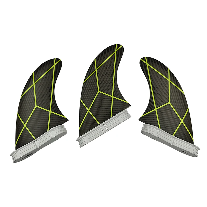 

Серфинг плавник Thruster FCS2 плавники G5 подставка лопастная доска серая линия Сотовые аксессуары для серфинга 3 шт./комплект tabla de Surf