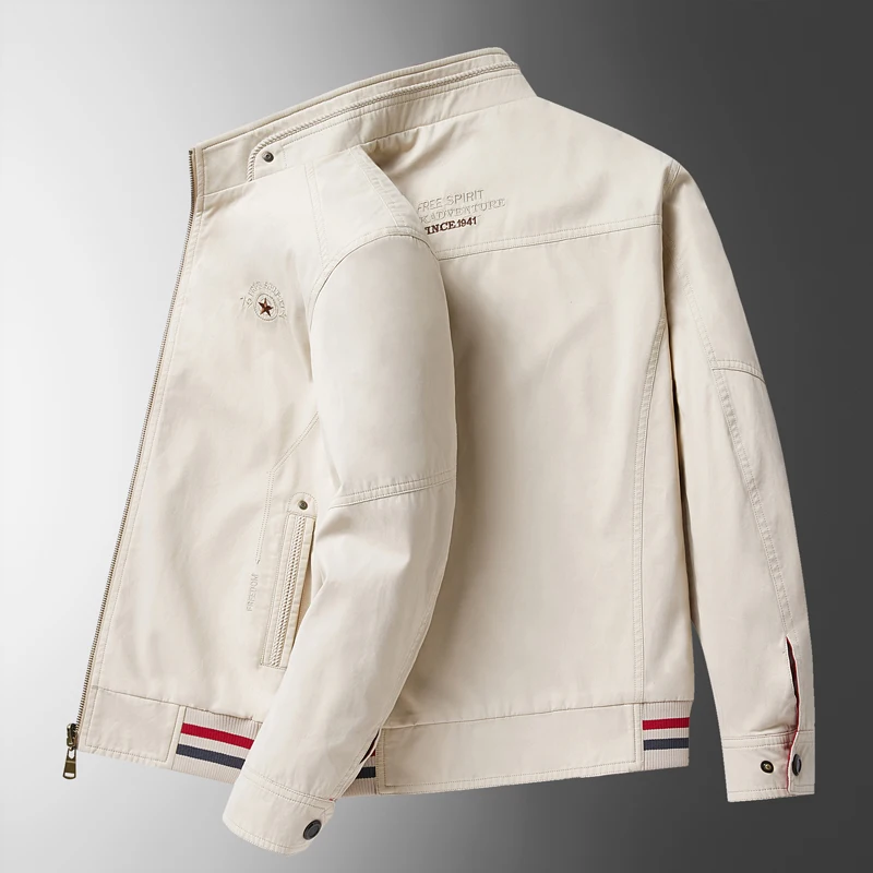 

Men Quality Bomber Solid Casual Jacket 2024 New Spring Autumn Double Side Wear Mens Fashion Zipper Jackets Male Coats Clothing
