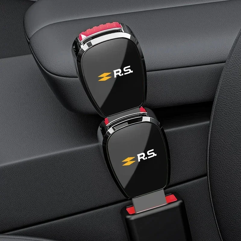 자동차 안전벨트 버클 플러그 자동 안전 스트랩 연장 액세서리 인테리어 ForRenault RS Line Megane Clio Kadjar Arkana