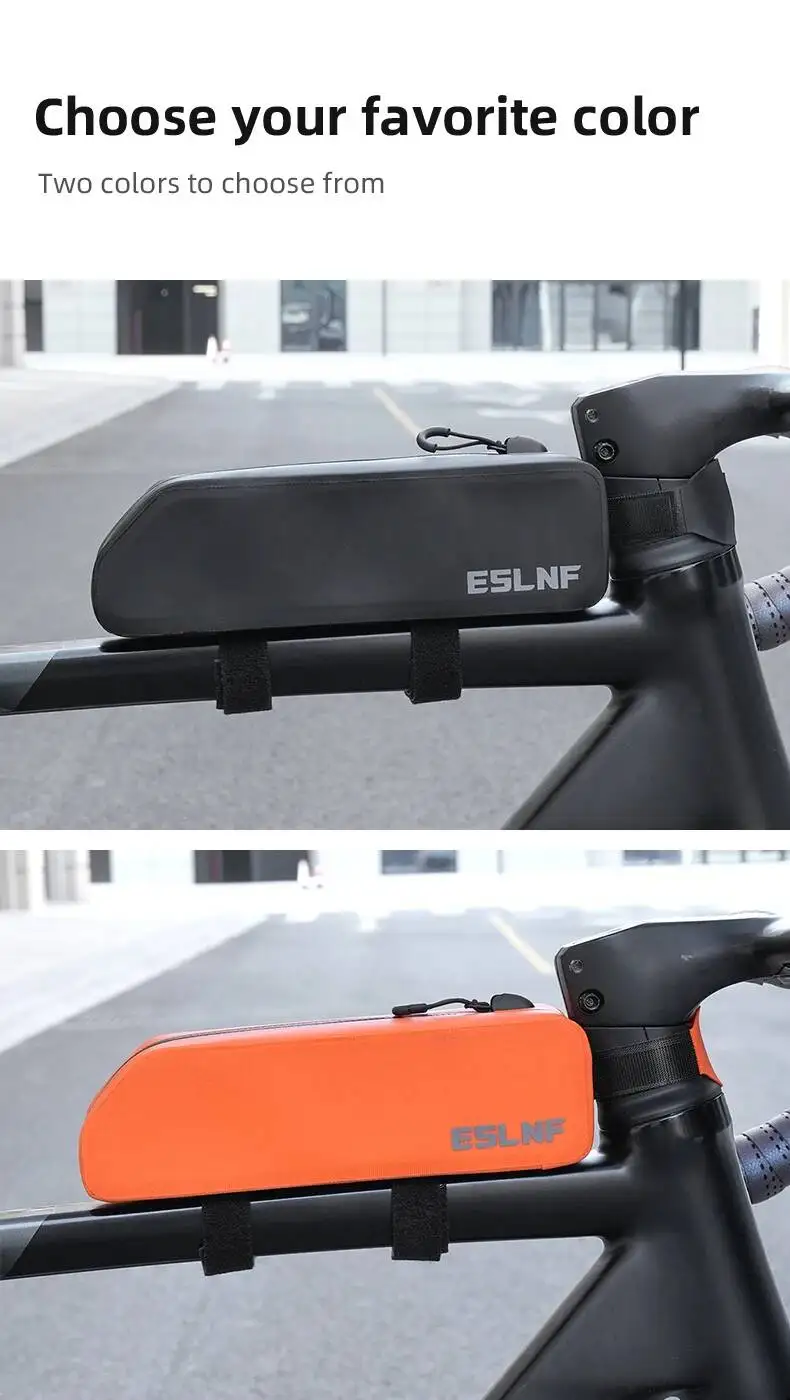 ESLNF MTB Fahrradrahmentasche, Wasserdichte Tragbare Vordere Fahrradtasche für Rennräder – Detail 10
