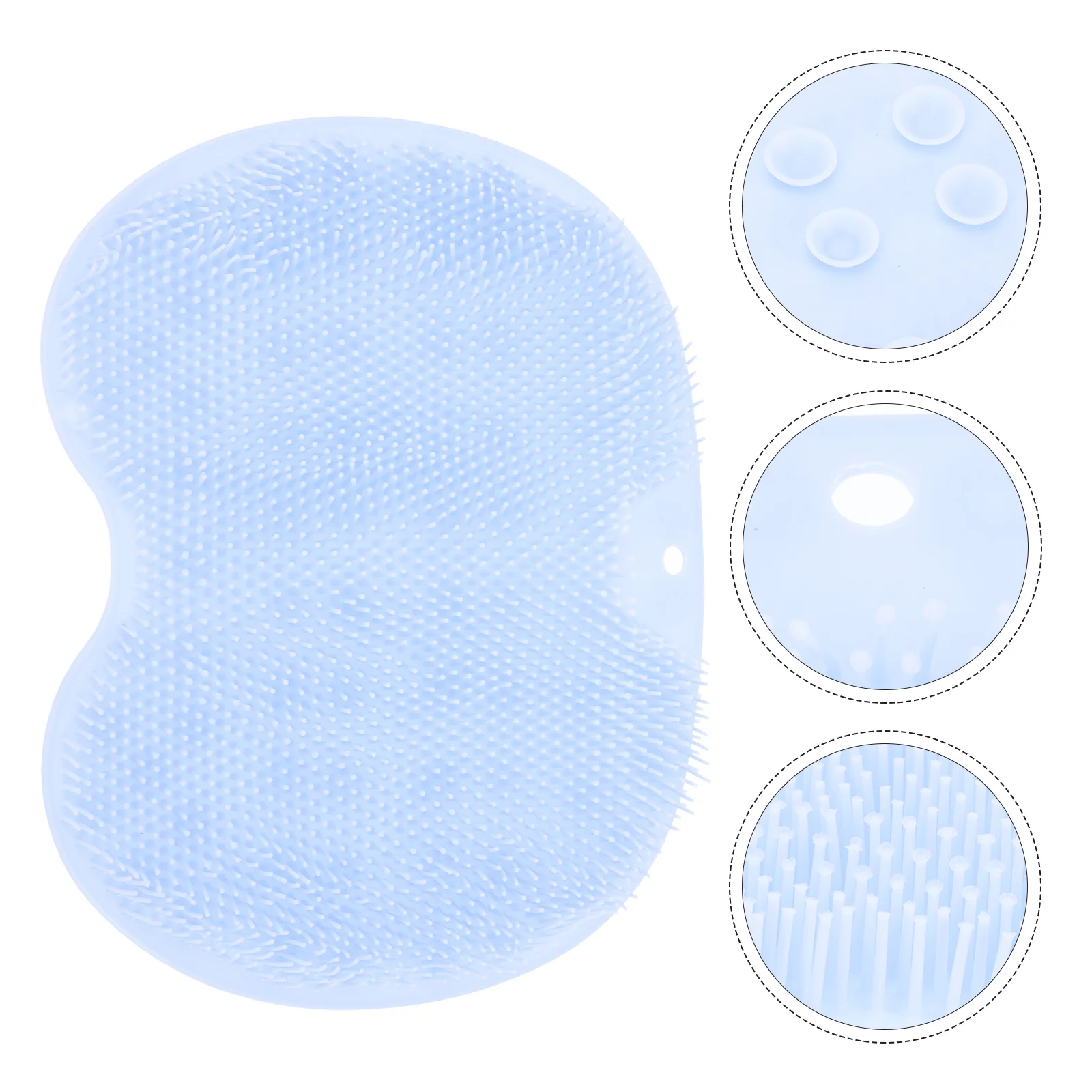 

Back Rub Artifact Bathroom Sucker Pad Non-skid Foot Mat Brush Cleaner Feet Massagers