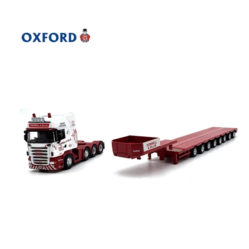 OXFORD Diecast 1:76 Scale R580 Multi Axle Semi Trailer Alloy Car Model Finished Product Simulation Toy Collection Static Model 15 S07fad78051e5495cb43907e0e45f3658k