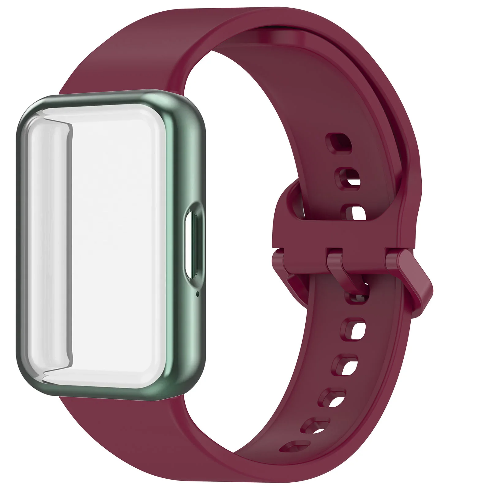 Silicone Strap and Protective Case Kit for Fitness Band Accessories
