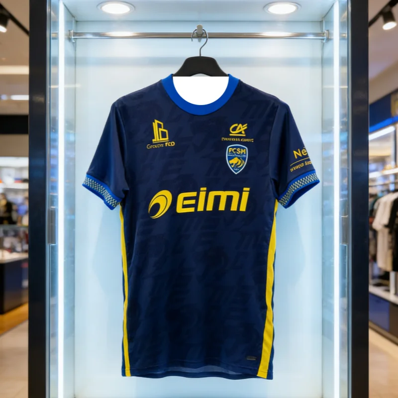 Sochaux Montbéliard Fußballtrikot, Sommer-Familien-Kinder-T-Shirts, schnell trocknendes, atmungsaktives Sport-T-Shirt, Trainingskleidung für Herren und Damen